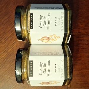 Epicure Bundle - Creamy Garlic Hummus Dip Mix - NWT